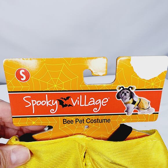 Spooky Village Pet/Dog Bee Halloween Costume New Size Small - Pet Parade - Picture 5 of 10